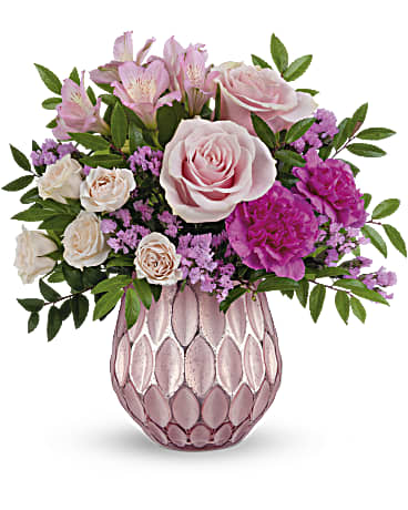 Pink | Mixed Bouquets | Pink Sparkles Bouquet | Same Day Flower Delivery by Teleflora