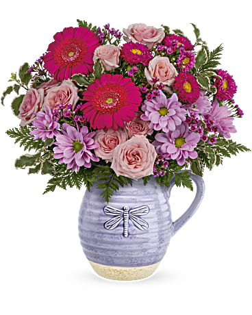 Pink | Mixed Bouquets | Pour On The Lavender Bouquet | Same Day Flower Delivery by Teleflora