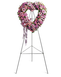 Pink | Mixed Bouquets | Rose Garden Heart | Same Day Flower Delivery by Teleflora