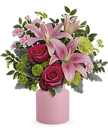 Pink | Mixed Bouquets | Savannah Blush Bouquet | Same Day Flower Delivery by Teleflora