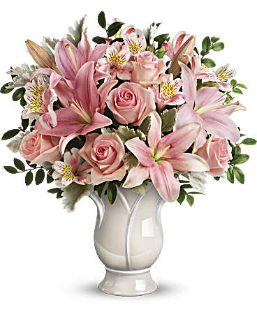 Pink | Mixed Bouquets | Soft And Tender Bouquet | Same Day Flower Delivery by Teleflora