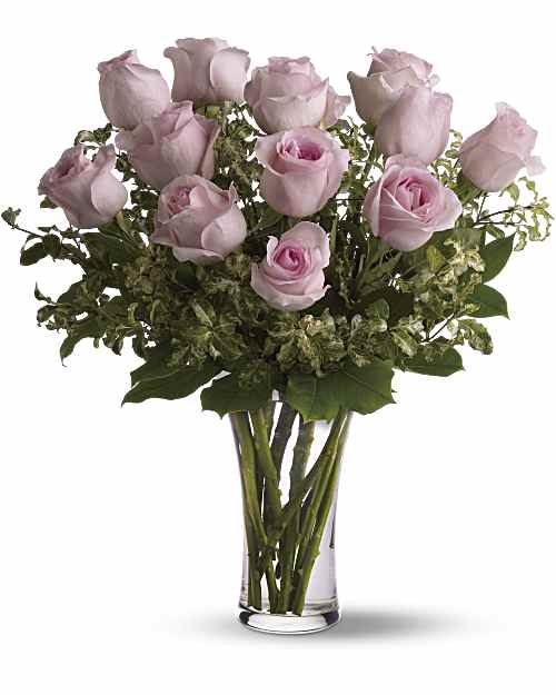 Pink | A Dozen Pink Roses | Same Day Flower Delivery by Teleflora