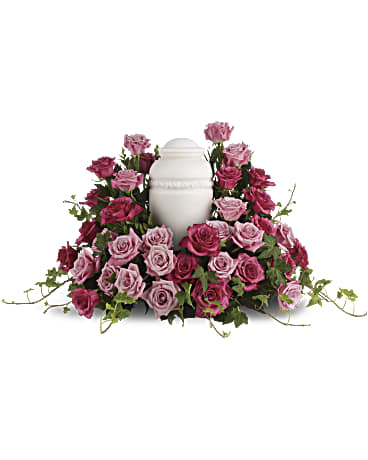 Pink | Bed Of Pink Roses | Same Day Flower Delivery by Teleflora