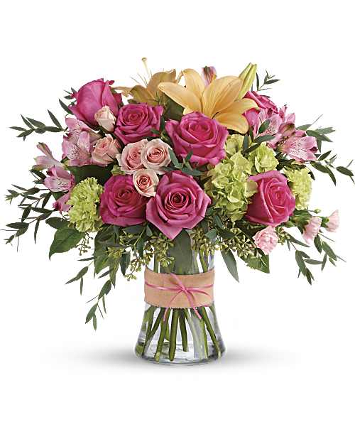 Pink | Mixed Bouquets | Blush Life Bouquet | Same Day Flower Delivery by Teleflora
