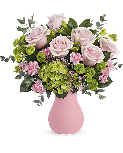 Pink | Mixed Bouquets | Breezy Pink Bouquet | Same Day Flower Delivery by Teleflora