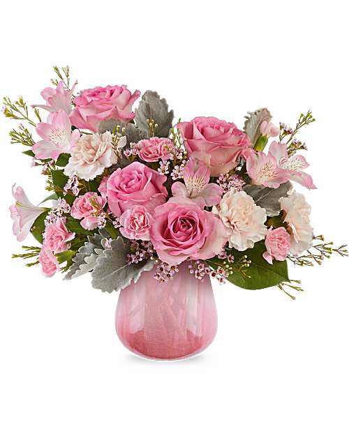 Pink | Mixed Bouquets | Darling Bloom Bouquet | Same Day Flower Delivery by Teleflora