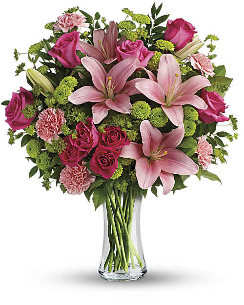 Pink | Mixed Bouquets | Dressed To Impress Bouquet | Same Day Flower Delivery by Teleflora
