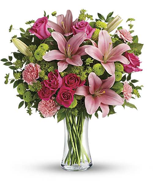 Pink | Mixed Bouquets | Dressed To Impress Bouquet | Same Day Flower Delivery by Teleflora