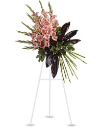 Pink | Mixed Bouquets | Elegant Tribute Spray | Same Day Flower Delivery by Teleflora