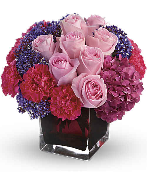 Pink | Mixed Bouquets | Enchanted Journey Bouquet | Same Day Flower Delivery by Teleflora