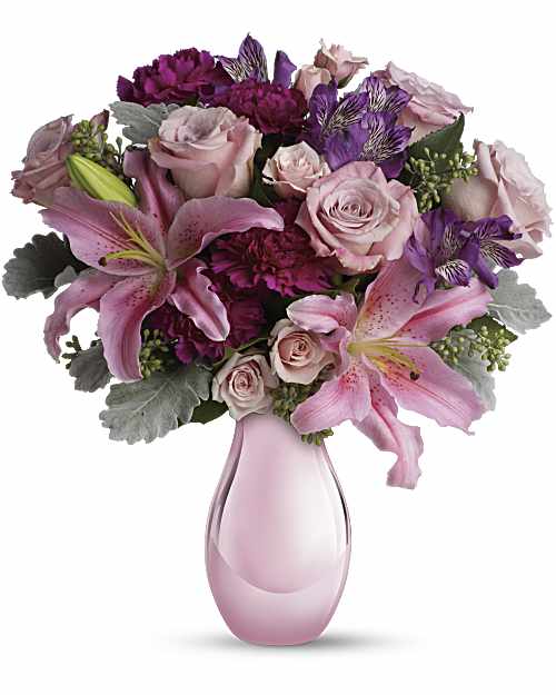 Pink | Mixed Bouquets | Enchanting Pinks Bouquet | Same Day Flower Delivery by Teleflora