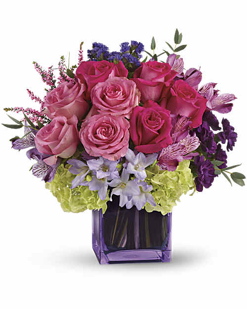 Pink | Mixed Bouquets | Exquisite Beauty | Same Day Flower Delivery by Teleflora