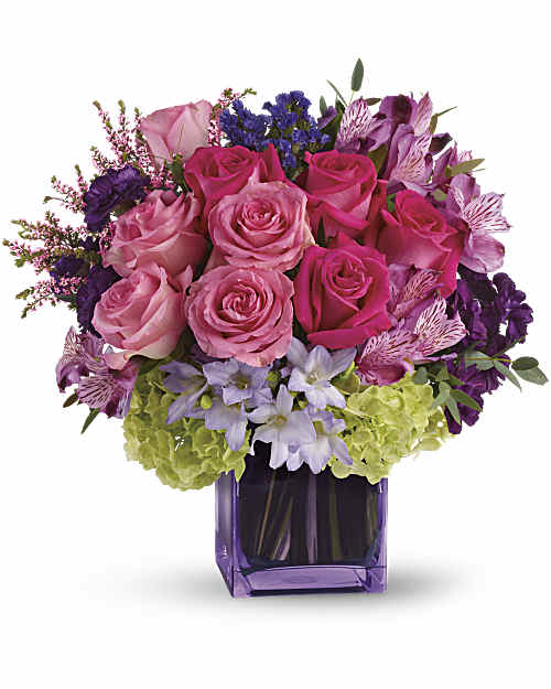 Pink | Mixed Bouquets | Exquisite Beauty | Same Day Flower Delivery by Teleflora