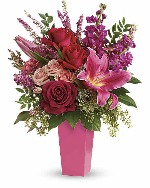 Pink | Mixed Bouquets | Forever Fuchsia Bouquet | Same Day Flower Delivery by Teleflora