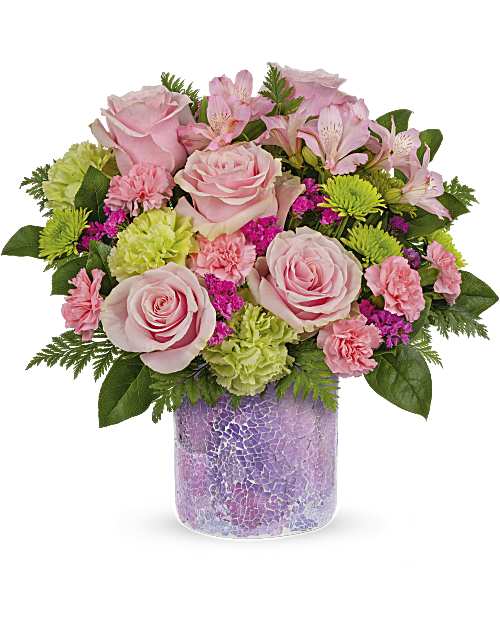 Pink | Mixed Bouquets | Forever Shining Bouquet | Same Day Flower Delivery by Teleflora