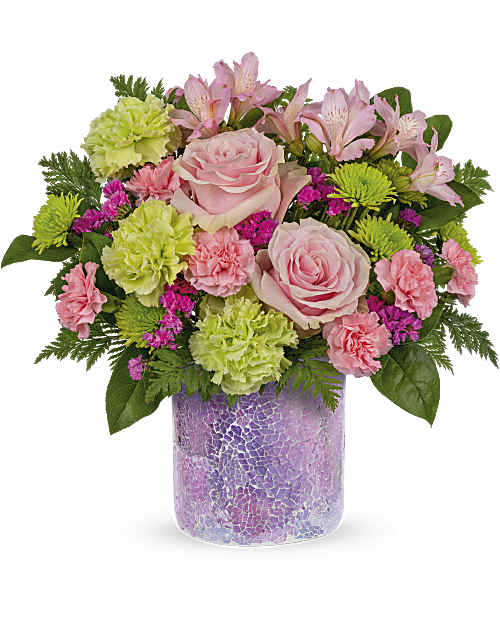 Pink | Mixed Bouquets | Forever Shining Bouquet | Same Day Flower Delivery by Teleflora