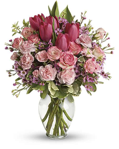 Pink | Mixed Bouquets | Full Of Love Bouquet | Same Day Flower Delivery by Teleflora