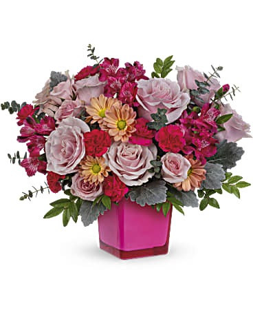 Pink | Mixed Bouquets | Growing Love Bouquet | Same Day Flower Delivery by Teleflora