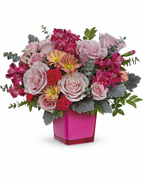 Pink | Mixed Bouquets | Growing Love Bouquet | Same Day Flower Delivery by Teleflora