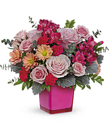 Pink | Mixed Bouquets | Growing Love Bouquet | Same Day Flower Delivery by Teleflora