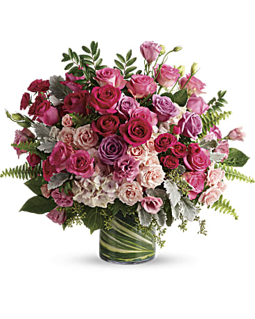 Pink | Mixed Bouquets | Haute Pink Bouquet | Same Day Flower Delivery by Teleflora