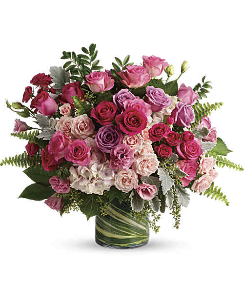 Pink | Mixed Bouquets | Haute Pink Bouquet | Same Day Flower Delivery by Teleflora
