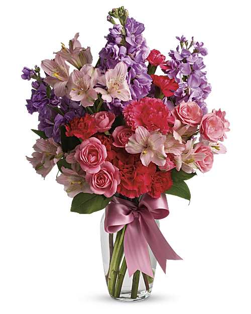 Pink | Mixed Bouquets | Jumping For Joy Bouquet | Same Day Flower Delivery by Teleflora