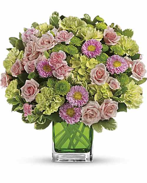 Pink | Mixed Bouquets | Make Her Day Bouquet | Same Day Flower Delivery by Teleflora