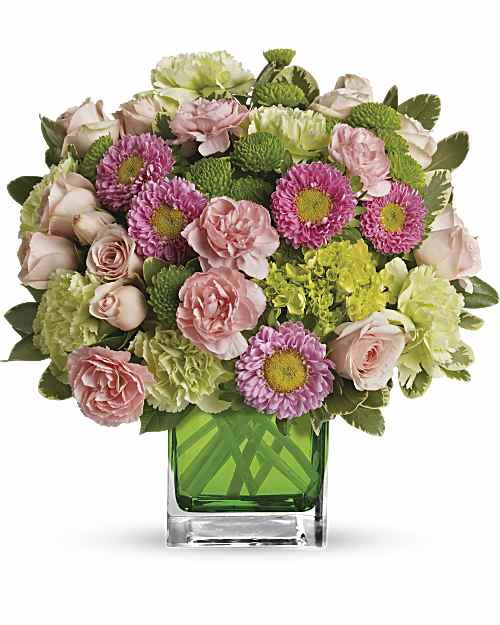 Pink | Mixed Bouquets | Make Her Day Bouquet | Same Day Flower Delivery by Teleflora