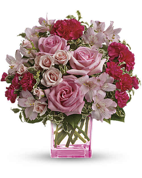 Pink | Mixed Bouquets | Pink Grace Bouquet | Same Day Flower Delivery by Teleflora