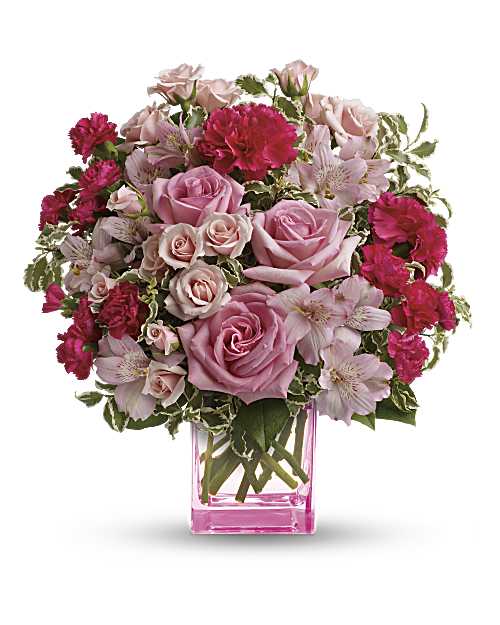 Pink | Mixed Bouquets | Pink Grace Bouquet | Same Day Flower Delivery by Teleflora