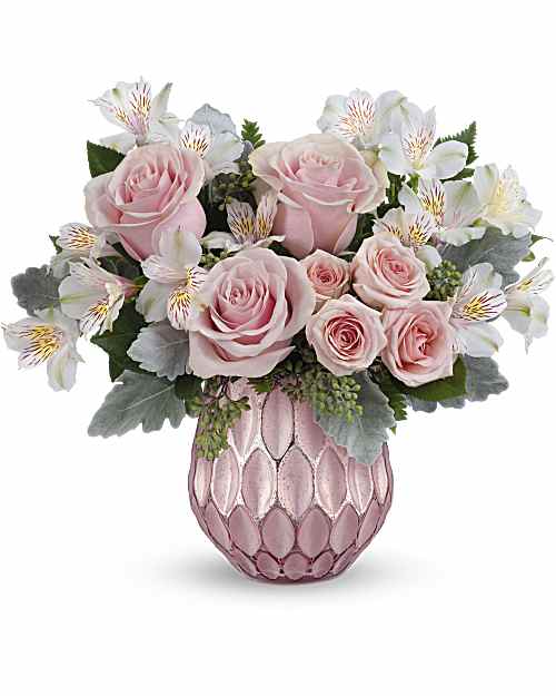 Pink | Mixed Bouquets | Pink Pastel Bouquet | Same Day Flower Delivery by Teleflora