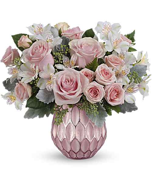 Pink | Mixed Bouquets | Pink Pastel Bouquet | Same Day Flower Delivery by Teleflora