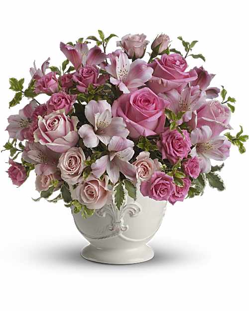 Pink | Mixed Bouquets | Pink Potpourri Bouquet With Roses | Same Day Flower Delivery by Teleflora