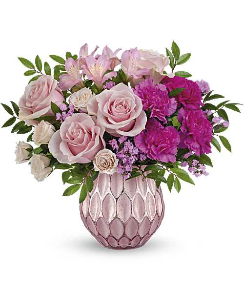 Pink | Mixed Bouquets | Pink Sparkles Bouquet | Same Day Flower Delivery by Teleflora