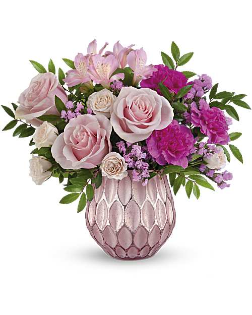 Pink | Mixed Bouquets | Pink Sparkles Bouquet | Same Day Flower Delivery by Teleflora