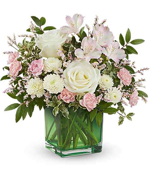 Pink | Mixed Bouquets | Pops Of Pink Bouquet | Same Day Flower Delivery by Teleflora