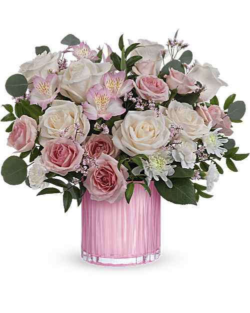 Pink | Mixed Bouquets | Posh Pink Bouquet | Same Day Flower Delivery by Teleflora