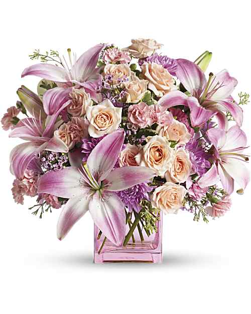 Pink | Mixed Bouquets | Possibly Pink Bouquet | Same Day Flower Delivery by Teleflora