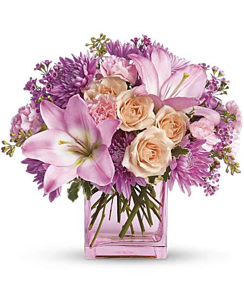 Pink | Mixed Bouquets | Possibly Pink Bouquet | Same Day Flower Delivery by Teleflora