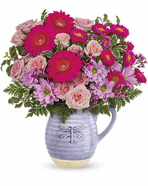 Pink | Mixed Bouquets | Pour On The Lavender Bouquet | Same Day Flower Delivery by Teleflora