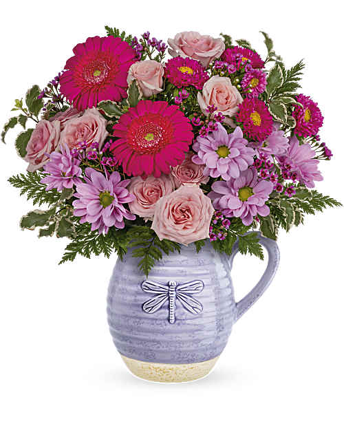 Pink | Mixed Bouquets | Pour On The Lavender Bouquet | Same Day Flower Delivery by Teleflora
