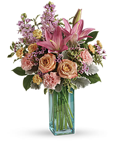 Pink | Mixed Bouquets | Pretty And Posh Bouquet | Same Day Flower Delivery by Teleflora