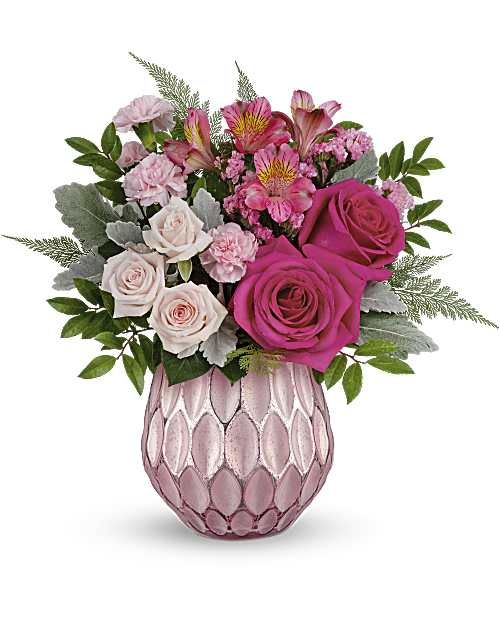 Pink | Mixed Bouquets | Pretty Love Bouquet | Same Day Flower Delivery by Teleflora