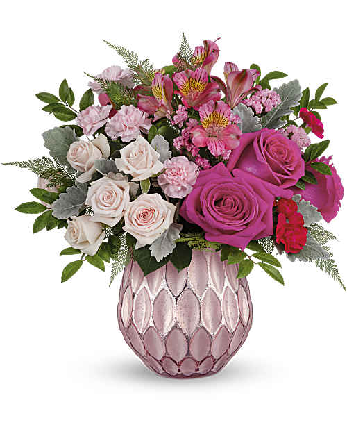 Pink | Mixed Bouquets | Pretty Love Bouquet | Same Day Flower Delivery by Teleflora