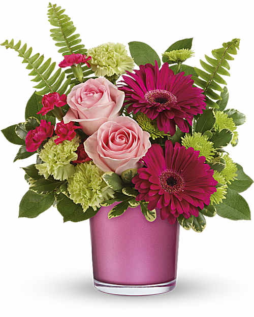 Pink | Mixed Bouquets | Regal Pink Ruby Bouquet | Same Day Flower Delivery by Teleflora