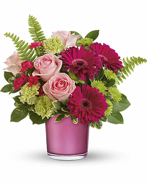 Pink | Mixed Bouquets | Regal Pink Ruby Bouquet | Same Day Flower Delivery by Teleflora