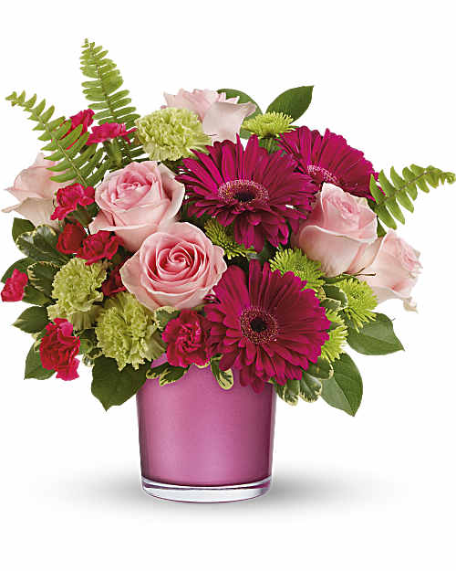 Pink | Mixed Bouquets | Regal Pink Ruby Bouquet | Same Day Flower Delivery by Teleflora