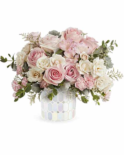 Pink | Mixed Bouquets | Rosy Skies Bouquet | Same Day Flower Delivery by Teleflora
