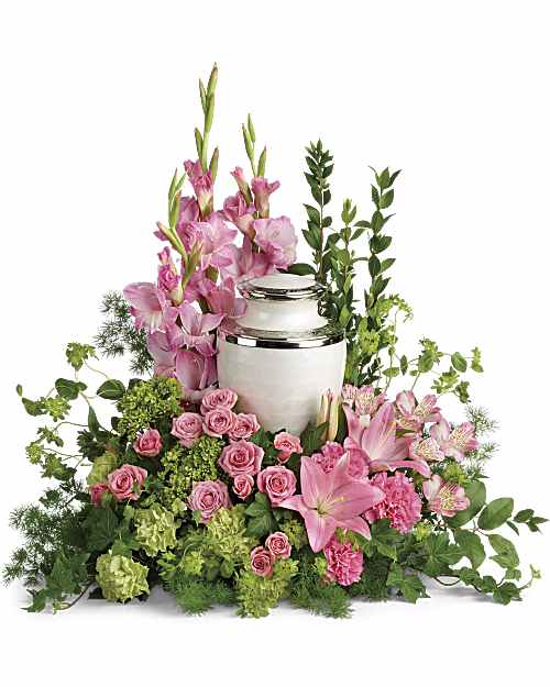 Pink | Mixed Bouquets | Sacred Solace Cremation Tribute | Same Day Flower Delivery by Teleflora